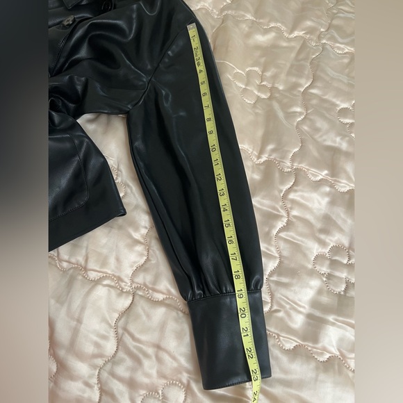 Marc New York Black Faux Leather Women's Jacket - Picture 11 of 13